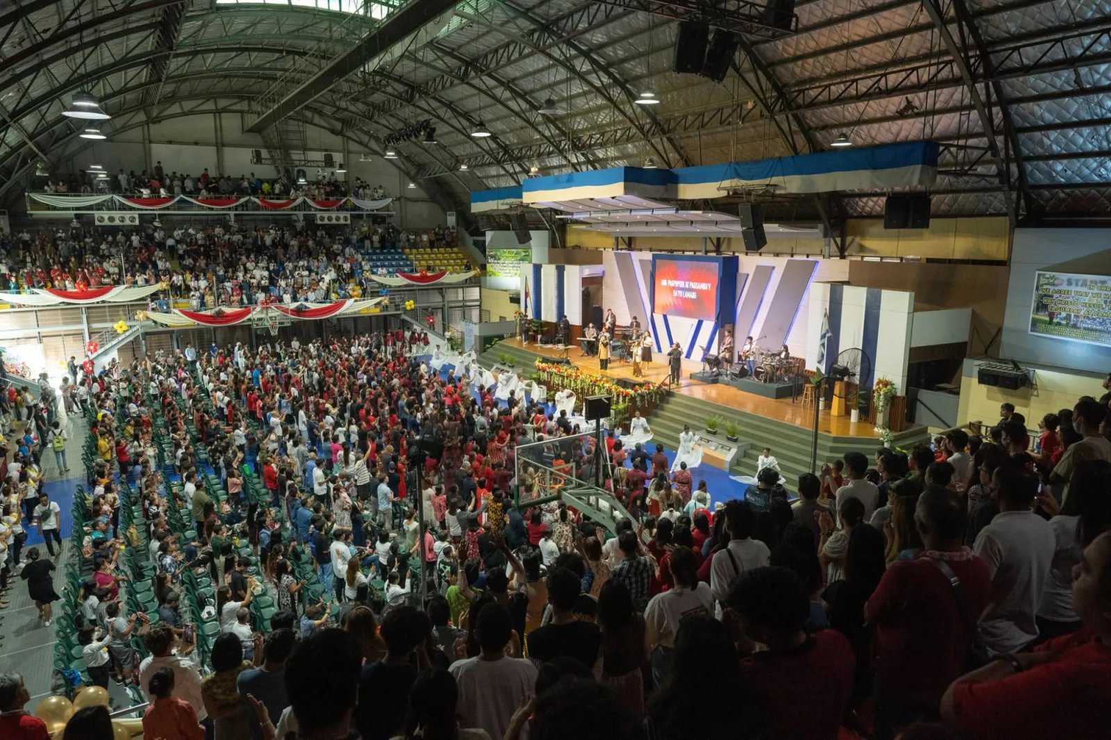 JCSGO congregation worshipping together during a celebration